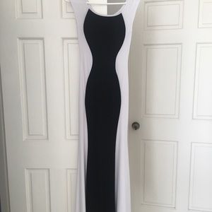 Black & white dress maxi dress.